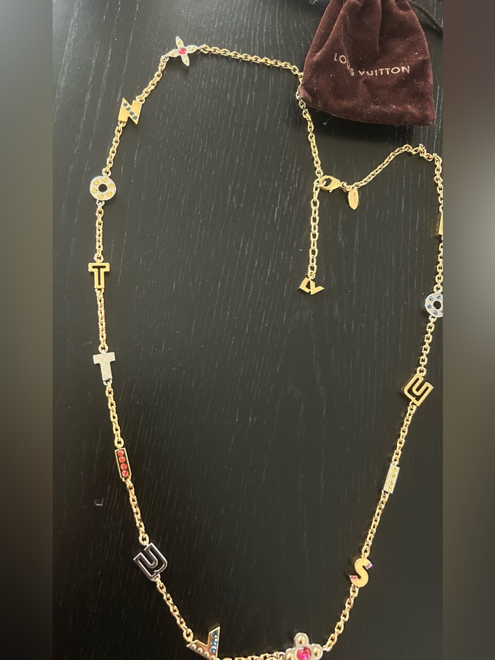 Louis Vuitton Love Letter Necklace - Picture 5 of 6
